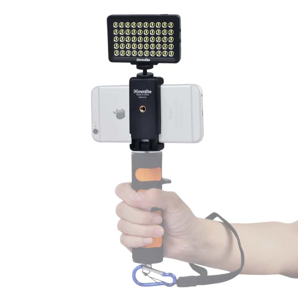 Светодиодная лампа для видеосъемки Commlite CM L50 II 50 светодиодов 5700 6000K мини панель с