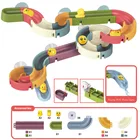 Детские Игрушки для ванны, настенная присоска для ванной комнаты, Мраморная гоночная дорожка сделай сам для ванны, детские игры в воду, набор игрушек для детей