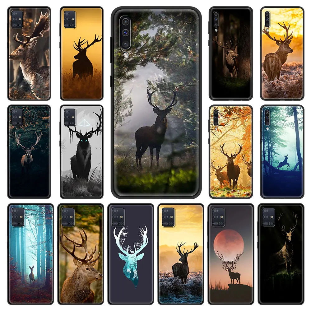 

Deer Hunting Camo Phone Case for Samsung Galaxy A51 A71 A21s A31 A41 M31 A11 M51 A12 M31s A01 A91 M11 A42 A32 5G Cover Capa