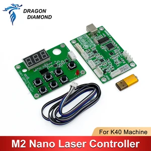 LIHUIYU M2 Nano Laser Control ler материнская плата + панель управления + ключ B DIY гравер резак Система 3020 3040 K40 машина