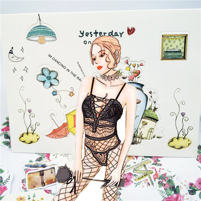 

Hot Girl Embossing Cutting Die DIY Handicrafts Card Hand Account Rubber Stamps Carbon Steel for DIY Scrapbooking Card