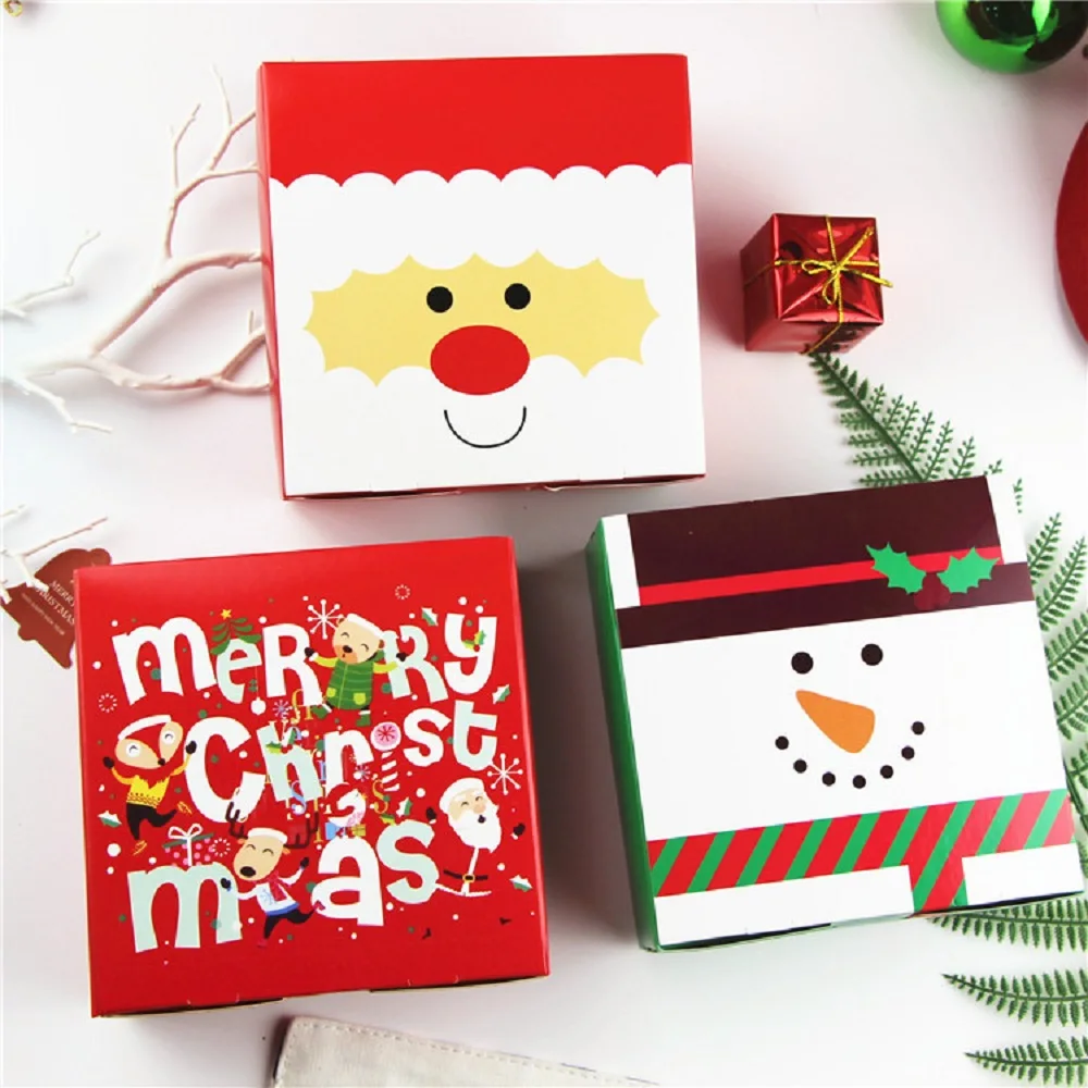 

Christmas Santa Claus Snow Crisp Nougat Packing Box Nougat Biscuit Gift Packing Box Gift Boxes Egg Yolk Puff Pastry Candy Box