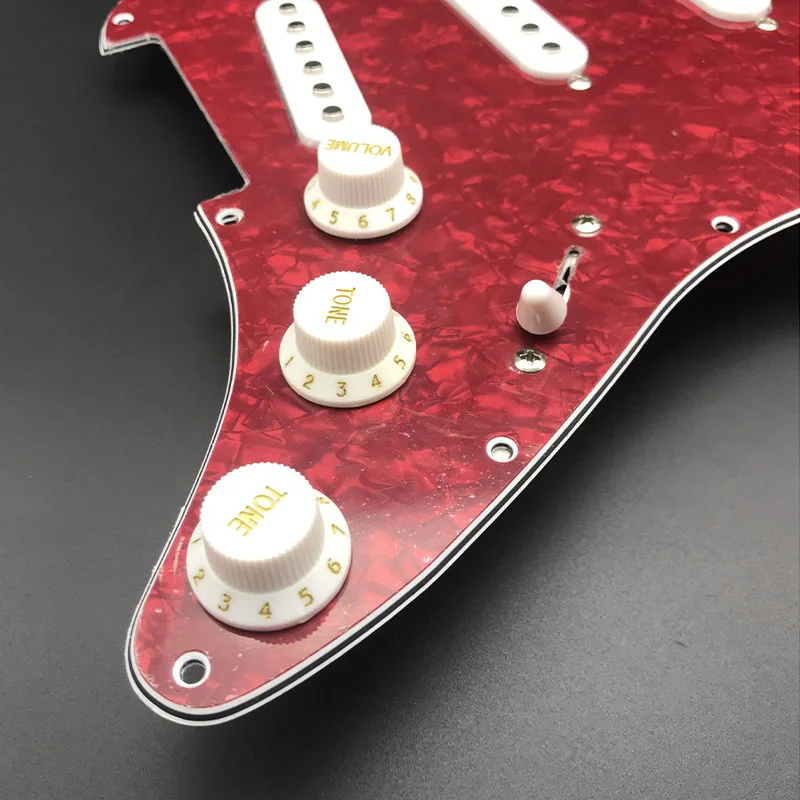 Предварительно загруженная одинарная катушка SSS электрогитара Pickguard пикап