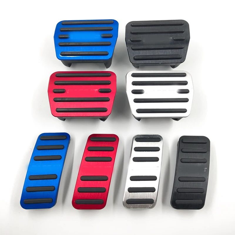 

Car Throttle Brake Pedal Interior Accessories Aluminum Alloy Rubber Anti-skid Foot Pedal for Volkswagen Passat 2019-2020