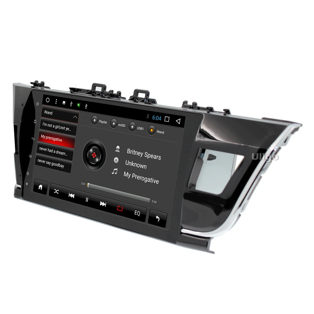 10 1 дюймовый Восьмиядерный Android 8 автомобильный dvd gps для Toyota Corolla 2013 + авторадио GPS
