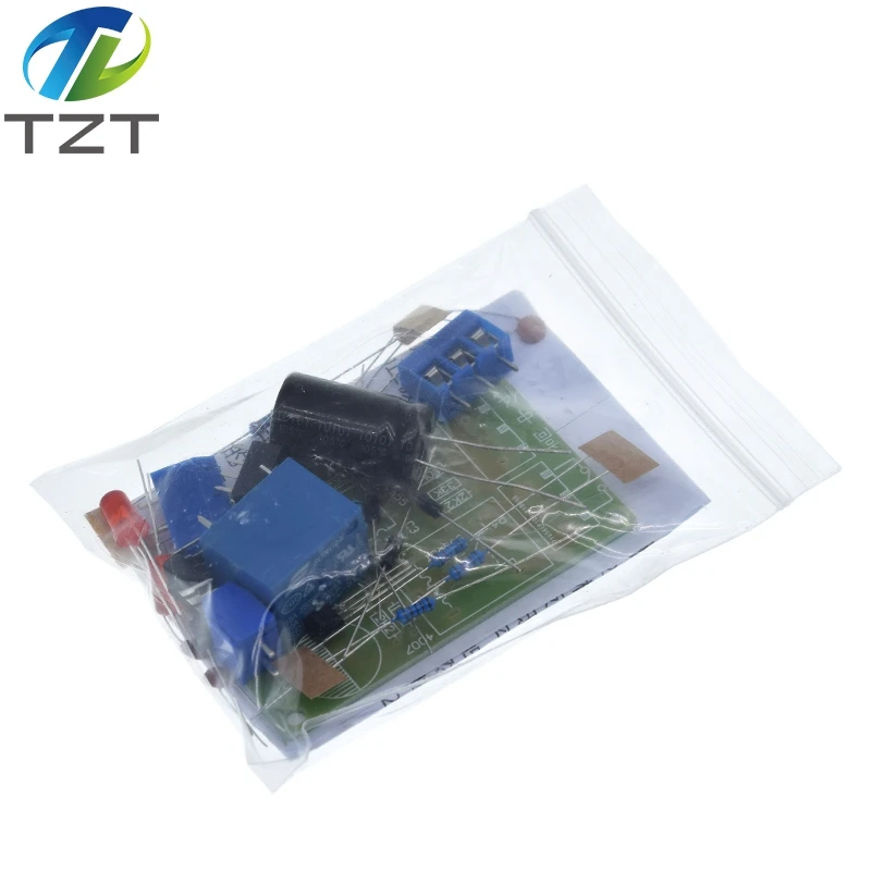 Контроллер уровня воды NE555 с датчиком, автоматический насосный модуль для самостоятельной сборки, обучение принципам электроники для студентов.