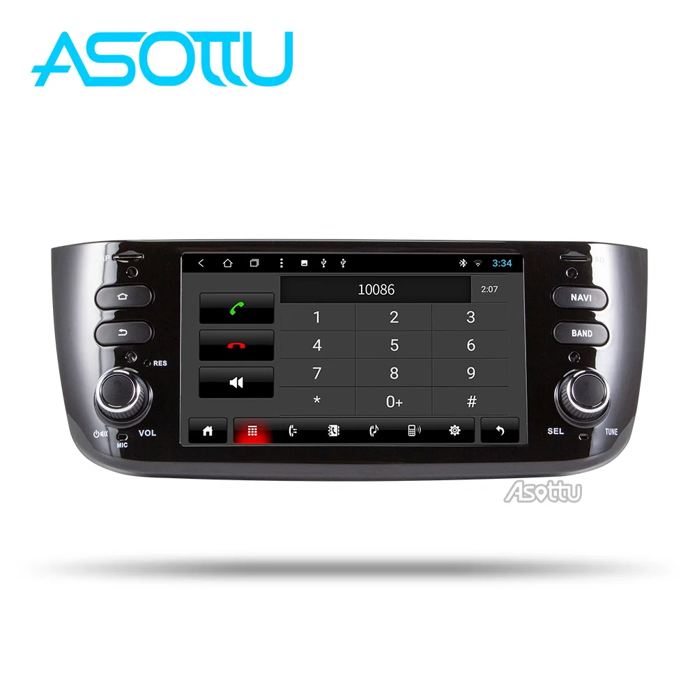 Asottu android 9.0 car dvd for Fiat/Linea/Punto 2012 2013 2014 2015 Car Multimedia Player | Автомобили и мотоциклы