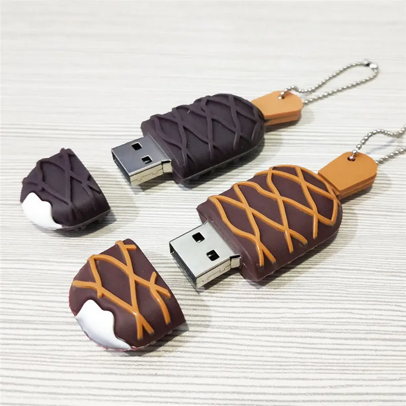 Прекрасный usb флеш-накопитель для мороженого Флешка 4g 8gb Флешка 16gb Кле USB 32gb 64g флеш-карта памяти Флешка для детей