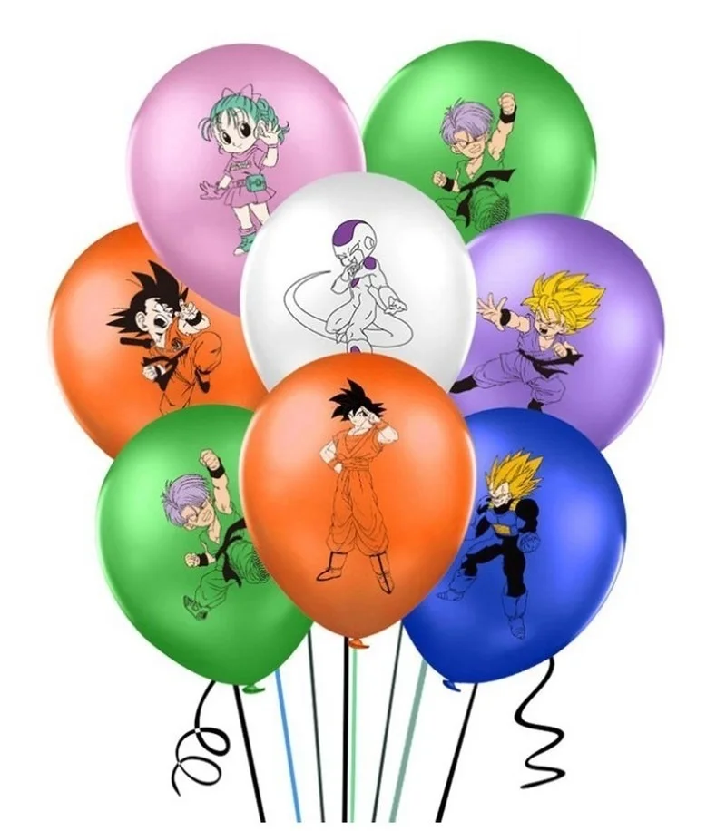 Dragon Ball Z тема украшения набор воздушных шариков с детское платье для дня рождения