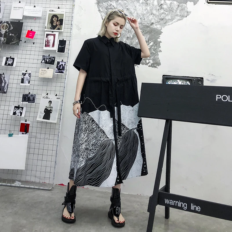 XUXI 2020 сексуальное платье женское осеннее большого размера с принтом и высокой