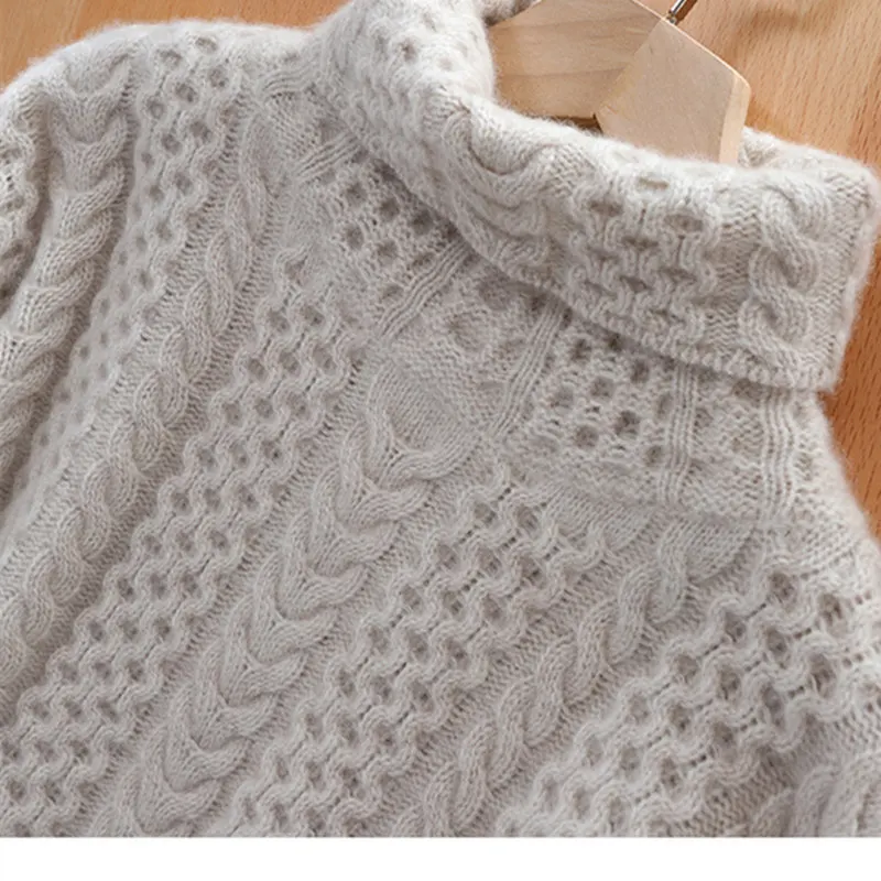 Фото LITVRIYH Autumn turtleneck women sweater knit tops female pullover long sleeve warm knitted jumper thick Женская одежда LITVRIYH Autumn turtleneck women sweater knit tops female pullover long sleeve warm knitted jumper thick Женская одежда