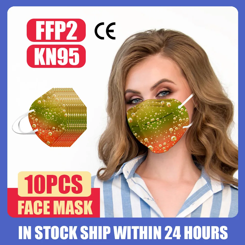 

10PCS mascarillas FFP2 KN95 Protective Mask masques mascaras ffp2 Facial Mask Dust pm2.5 kn95mask 5 Layer ffp2mask ffpp2 fpp2