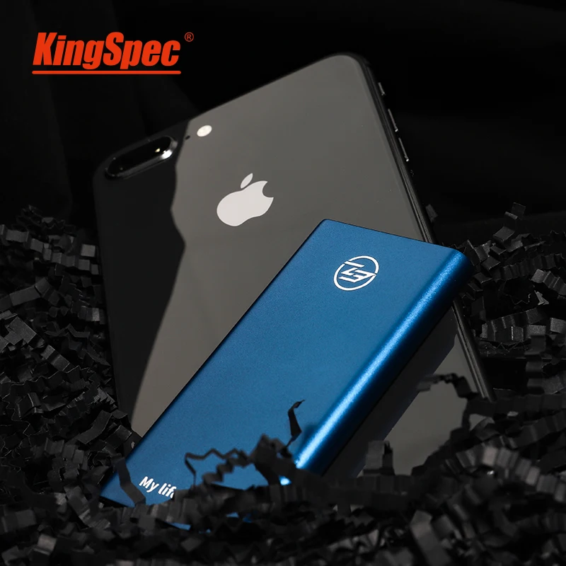 Внешний SSD-накопитель KingSpec 512 ГБ портативный жесткий диск 128 Гб hdd ТБ SSD Type-C USB3.1