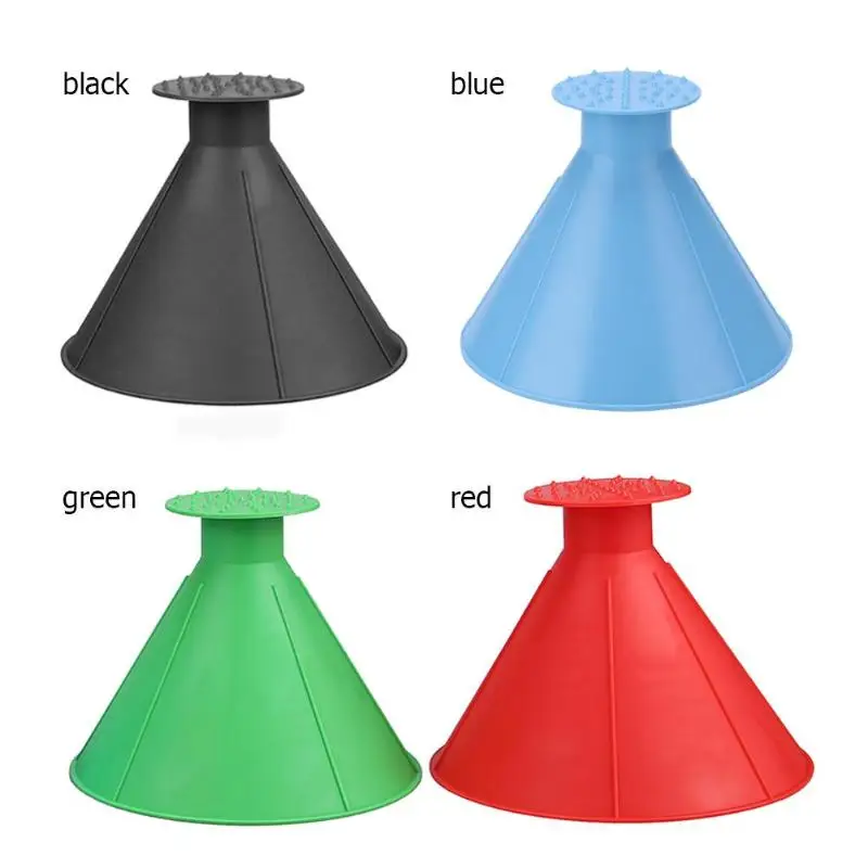 4 цвета авто волшебное окно лобовое стекло автомобиля скребок для льда в форме