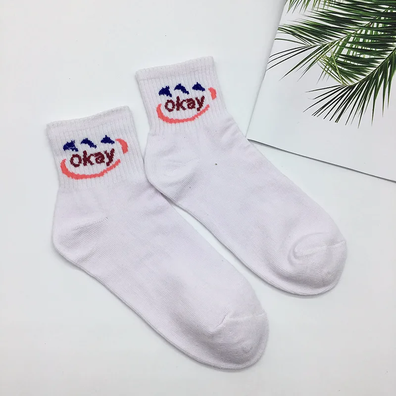 5 Мода, повседневные calcetines de alta calidad lindo elegante hermosa storieta Harajuku algodón damas - Цвет: 5