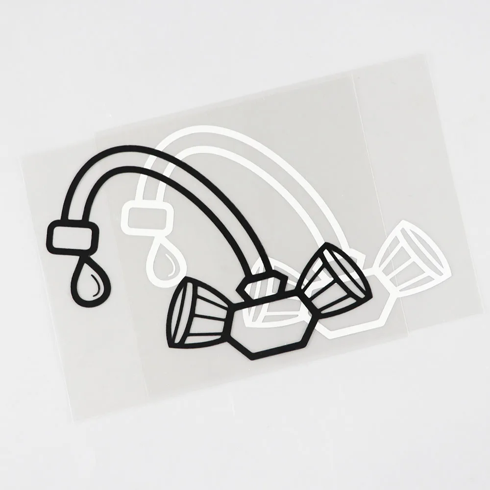 QYPF 13 7 см × 10 9 наклейка сохраняющая воду знак смеситель виниловая Автомобильная