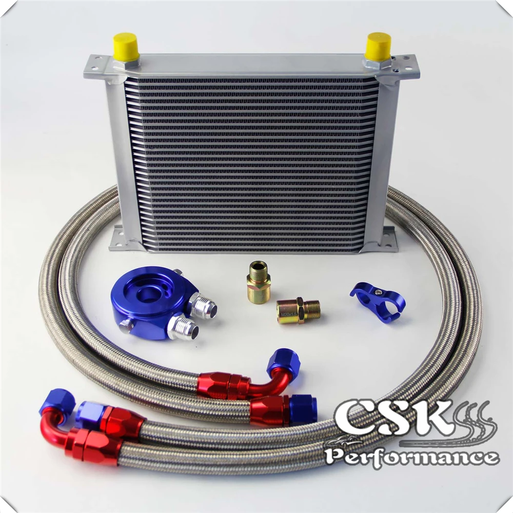 Универсальный Масляный радиатор трансмиссии двигателя AN10 30 рядов 248 мм