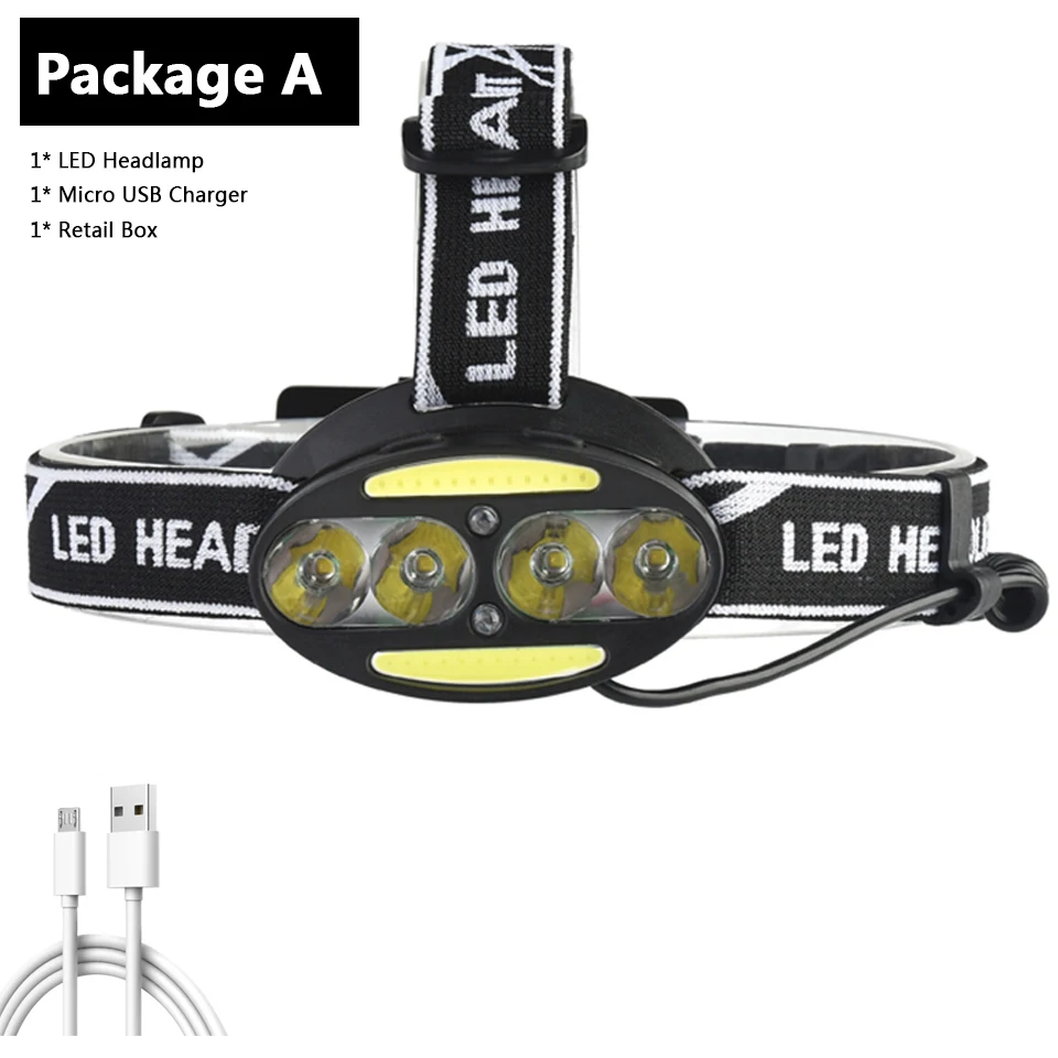 

Налобный фонарь Litwod 4 шт.