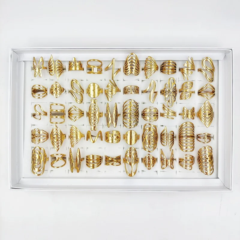 кольцо женское мужское бижутерия для женщин 2021 20 шт. / Шт. Из нержавеющей стали