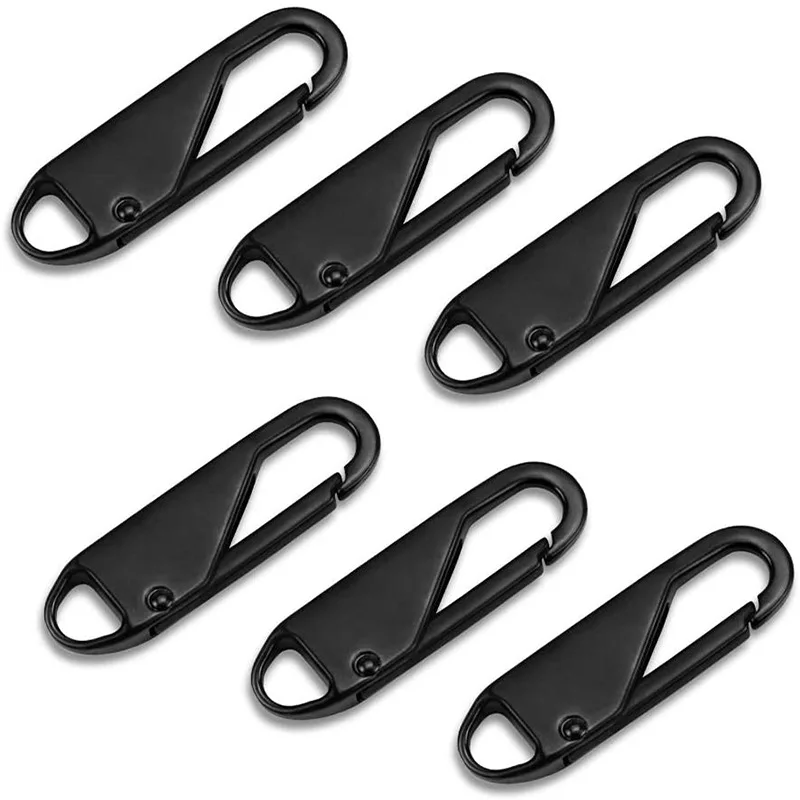 

New 1pcs Bag Zipper Tags Zipper Repair Tool Metal Zipper Head Replacement Pull Tab Fixer Zipper Slider Sewing Craft Detachable