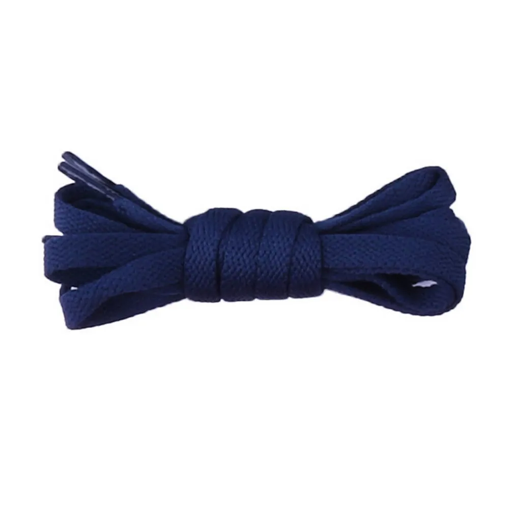 Dark Blue Canvas shoes replacement laces 19 candy color replacement sports shoes casual shoes Spare lace shoe accessory Заменить шнурки - Цвет: Dark Blue