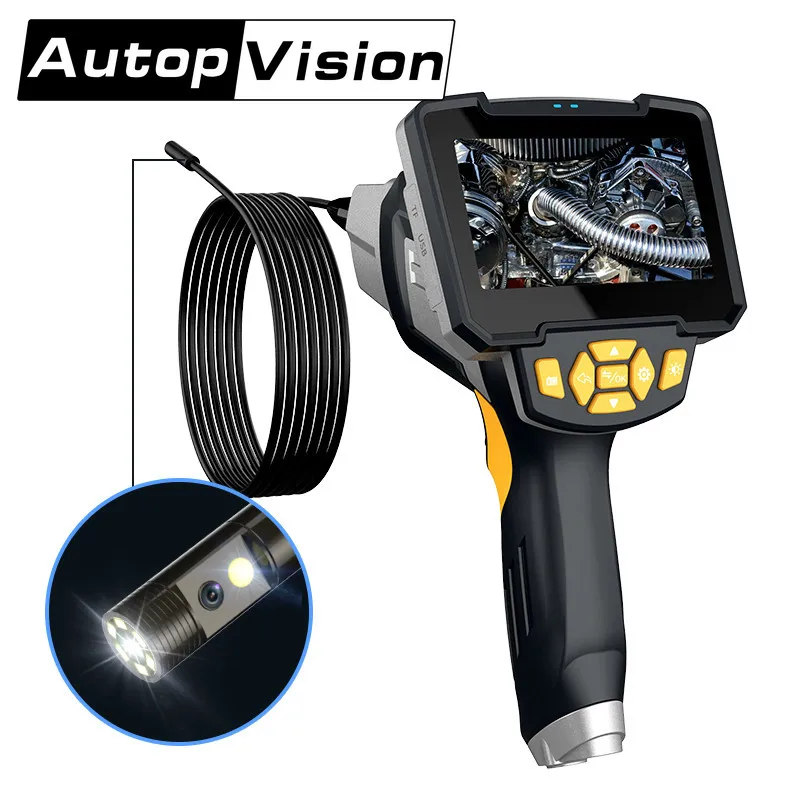 8 мм Двойной объектив эндоскоп Камера бороскоп Ночное Видение ручной