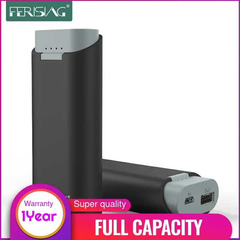 FERISING 5200 мАч 18650 аккумулятор портативный внешний мини для iPhone X XR XS MAX Samsung S9 Xiaomi Mi9