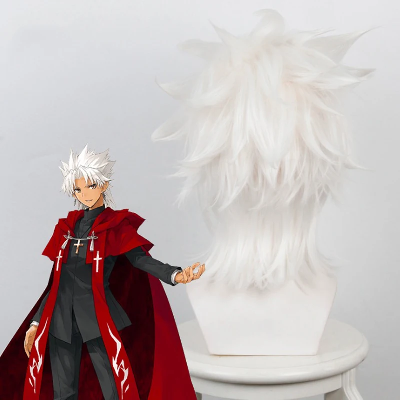 Аниме Fate Stay Night Косплей парики широу амакуса токисада Синтетический парик волос