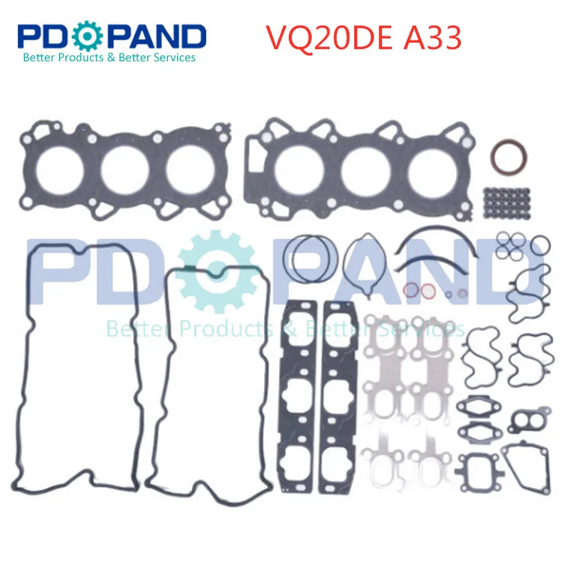 Полный комплект прокладок VQ20DE 10101 6Y225 для Nissan Cefiro Maxima A33 CA33 2.0L V6|Комплекты