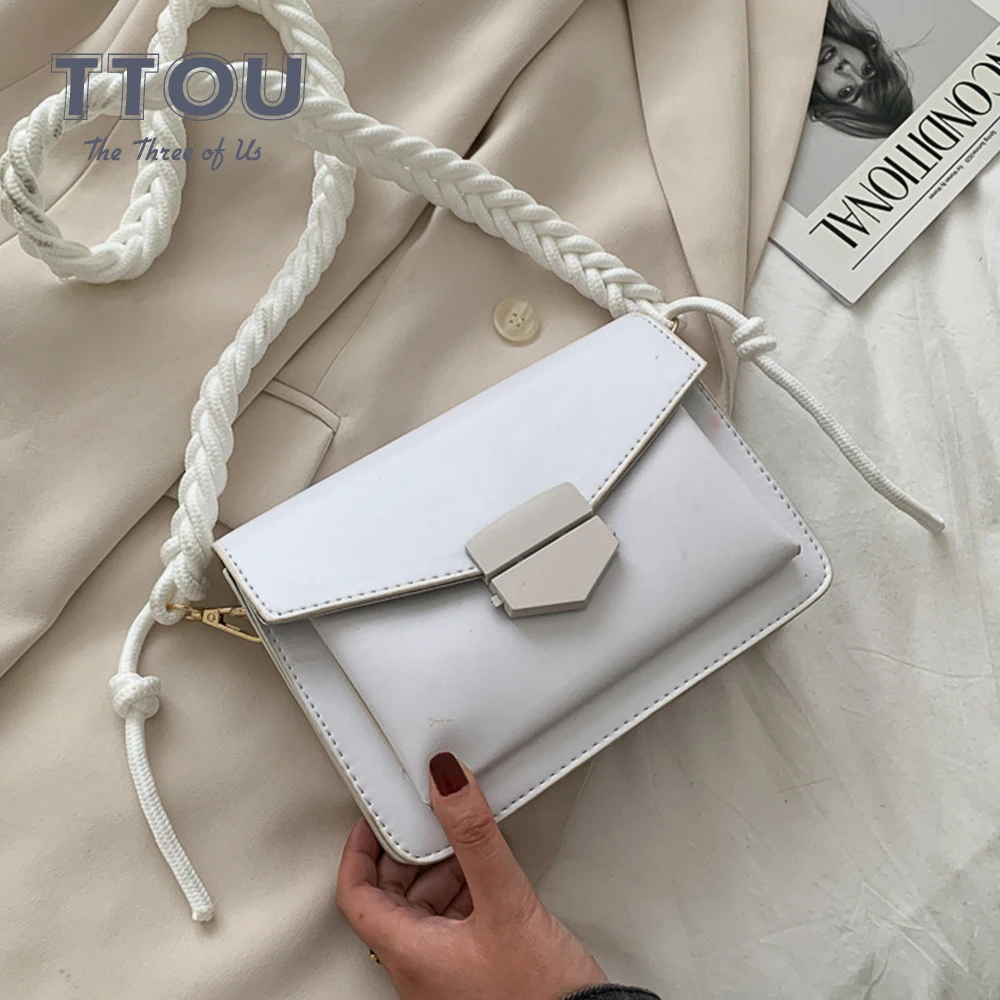 

Quality Candy Color Women Crossbody Bags Small Square Shoulder Female Handbags Elegant Purse Classic Vintage Flap Designer Bag