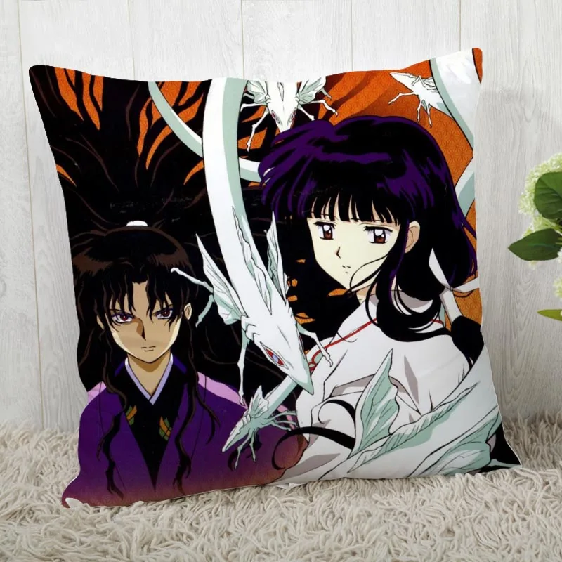 Наволочка с принтом InuYasha на заказ, наволочка для дома, декоративная наволочка, индивидуальный подарок 45x45 см A19.11.8 - Цвет: 4