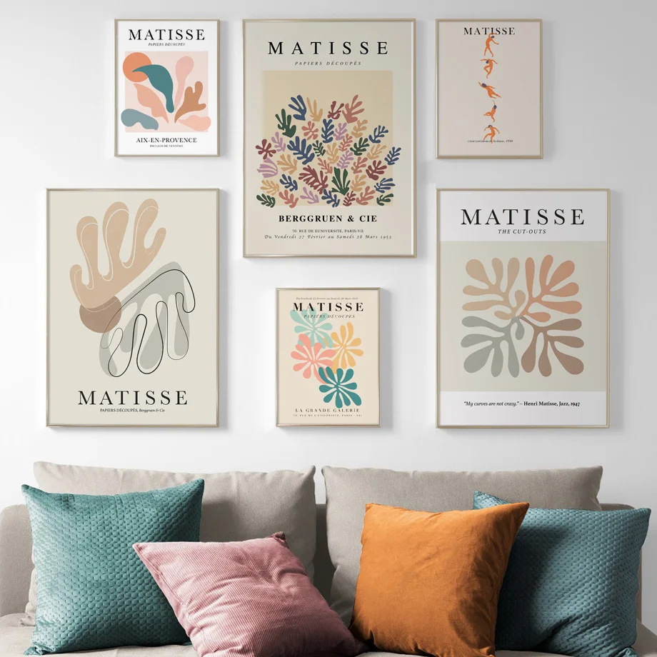 Абстрактная фотография тела кораллового Листа Растения настенная Картина на