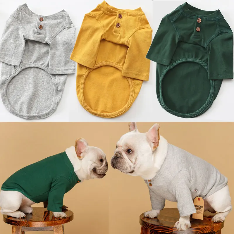 Футболка для собаки французская версия летняя одежда кошек чихуахуа Йорк пуделя