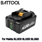 Аккумуляторная батарея BL1850, 18 в, 6000 мАч, литий-ионная батарея для Makita, сменная батарея BL1830, BL1860, LXT400, аккумулятор для электроинструмента