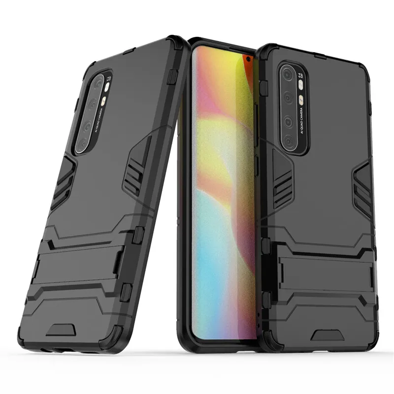 Чехол держатель для Xiaomi Mi Note 10 Lite чехол Ultra Pro защитный бампер телефона Funda|Бамперы|