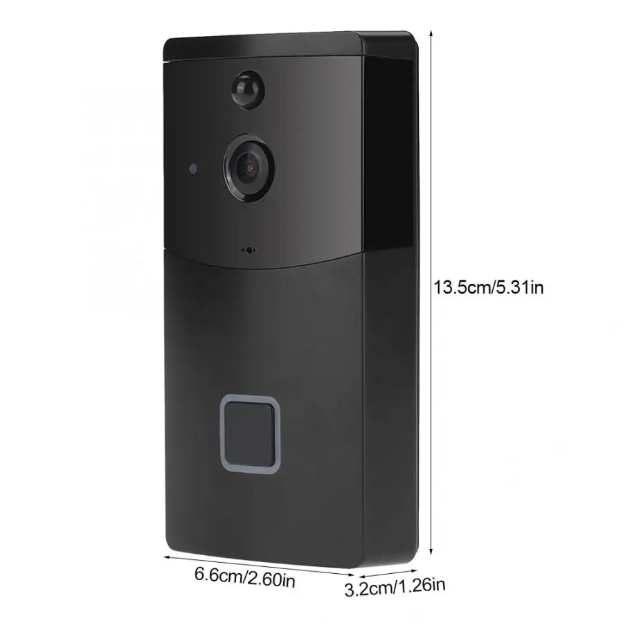 Двусторонний голосовой дверной звонок Wi Fi видеодомофон 720P HD беспроводной IP умный