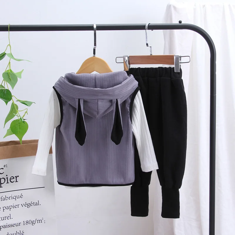 Жилет с капюшоном для маленьких мальчиков и девочек 3 шт./компл. | Мать ребенок