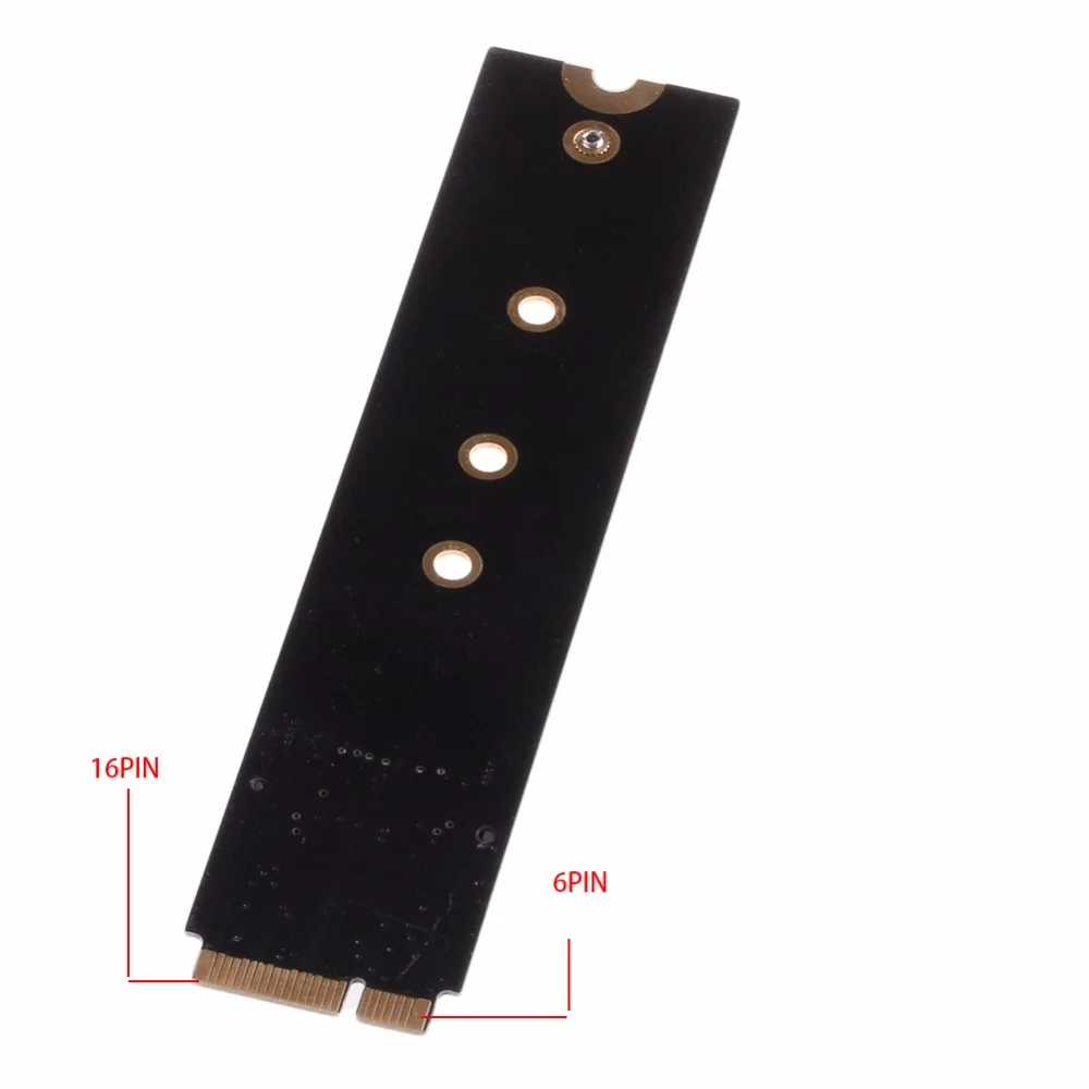 Карта адаптера на 7 + 17 PIN 64G 128G 256G 512G M.2 NGFF key B SSD для 2012 MacBook Air A1465 A1466 MD223 MD224 MD231 MD232 8