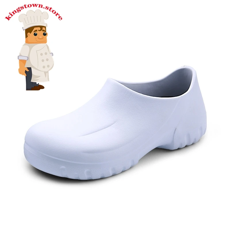 

Мужская обувь для шеф-повара черная рабочая обувь для кухни обувь для работы в больницах Нескользящие сандалии с горизонтальной подошвой о...