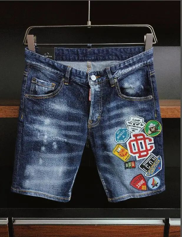 

2021 новые дизайнерские короткие джинсы DSQUARED2, джинсы, байкерские джинсы, мужские рваные джинсы COOLGUY D2, джинсы DSQ2, мужские брюки 9808-1