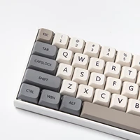 profile 120 pbt keycap dye sub personalized minimalist white gray english japanese keycap for mechanical keyboard mx switch