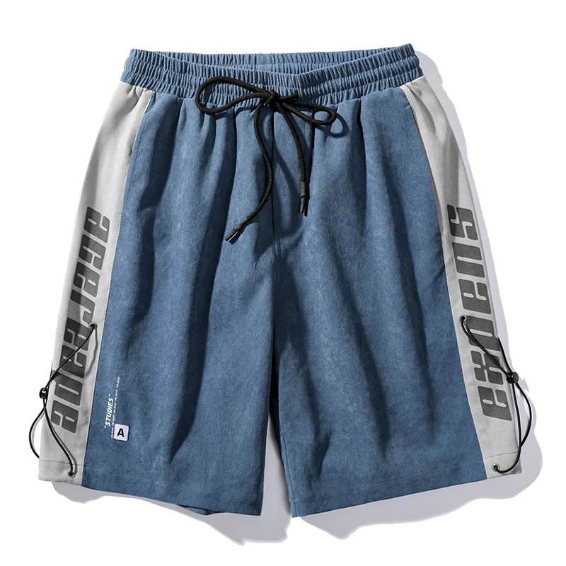 

Mens Cargo Shorts Summer Casual Multi-Pocket Loose Shorts 2020 Men Ribbons Workout Joggers Knee-length Bermuda Shorts