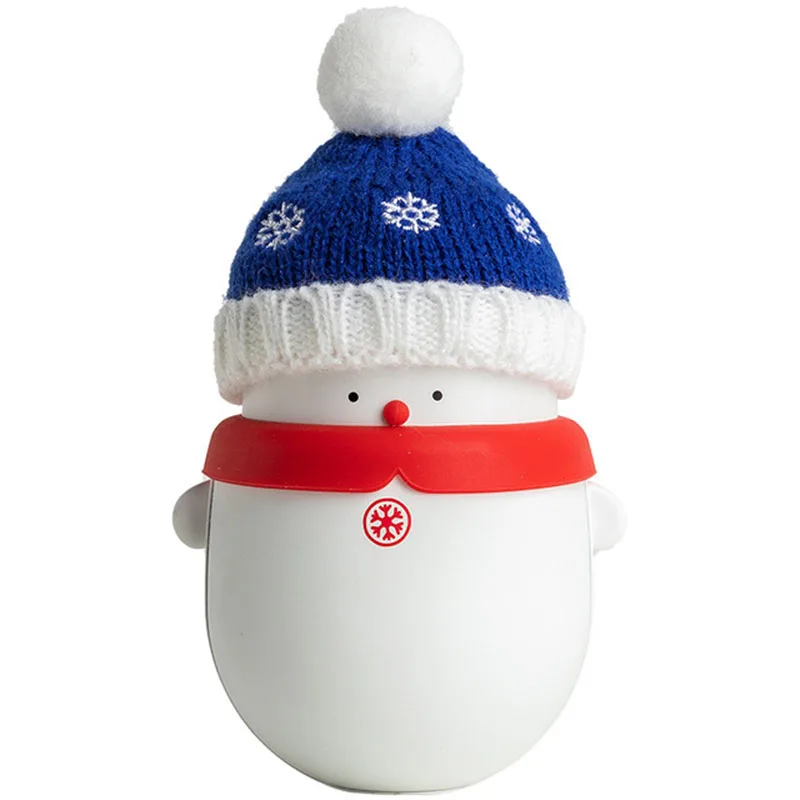 

Portable Hand Warmer+Charge Treasure Two In One Cartoon Cute Snowman Couple Mobile Power Warm Baby Winter Heater Christmas Gift