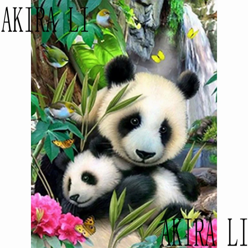 5d алмазная картина панда Вышивка крестом полный квадрат/Круглый 3d Алмазная