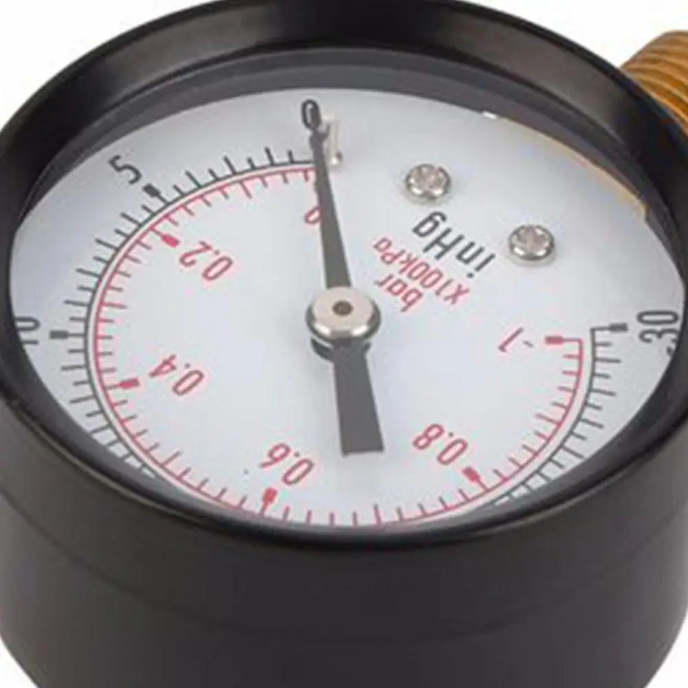 2 &quotМанометр для воздушного компрессора вода масло Газ 1/4 NPT Нижнее крепление 60PS Воздушный бак Guage Npt