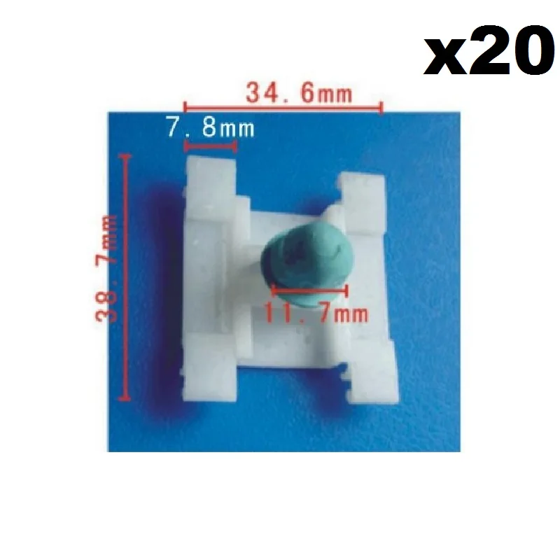 

Пластиковые зажимы для VW GOLF MK3 для GTI VENTO зажимы-пистоны для закрепления дверной обивки VR6 1H0853585B x20