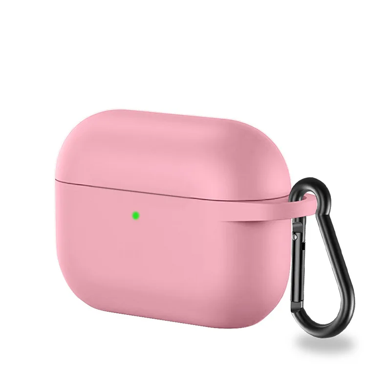 Pink 2 шт./лот, силиконовый чехол для Apple Airpods Pro 3, чехол, Противоударные Защитные Сумки, чехол для Air pods airpods3, наушники - Цвет: Pink