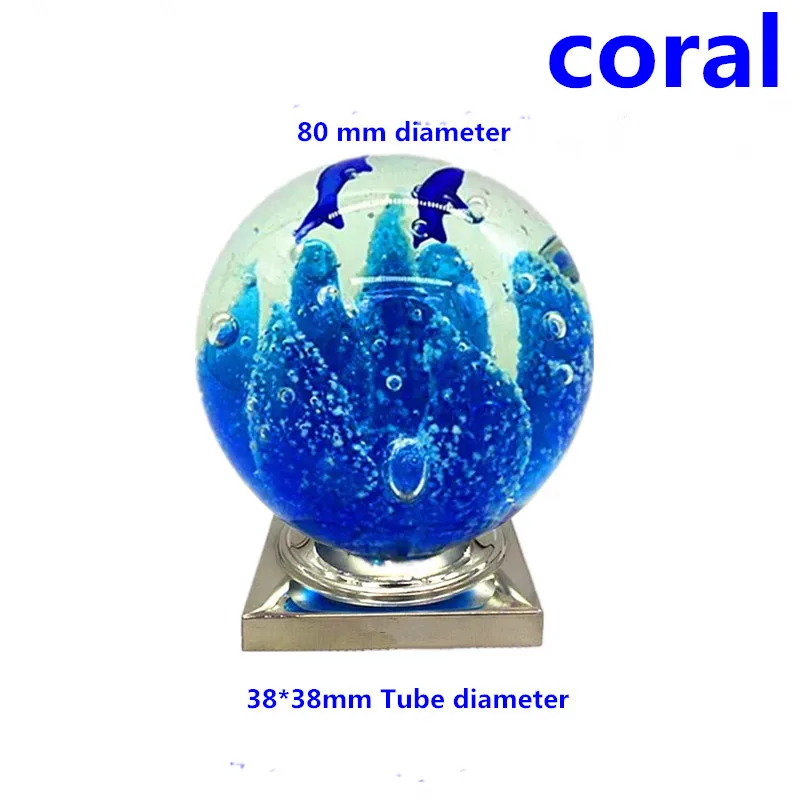 Квадратный хрустальный шар из нержавеющей стали 304 соединительный поручни для