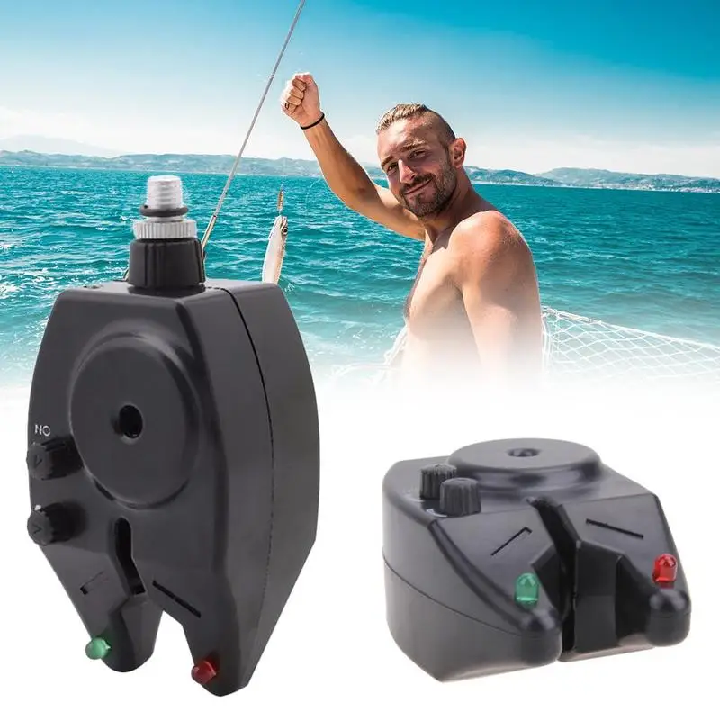 

Fishing Bite Alarm For Fishing Rod Reminder Lightweight And Waterproof LED Light Indicator Fishing Alarm Durable ABS Tackle
