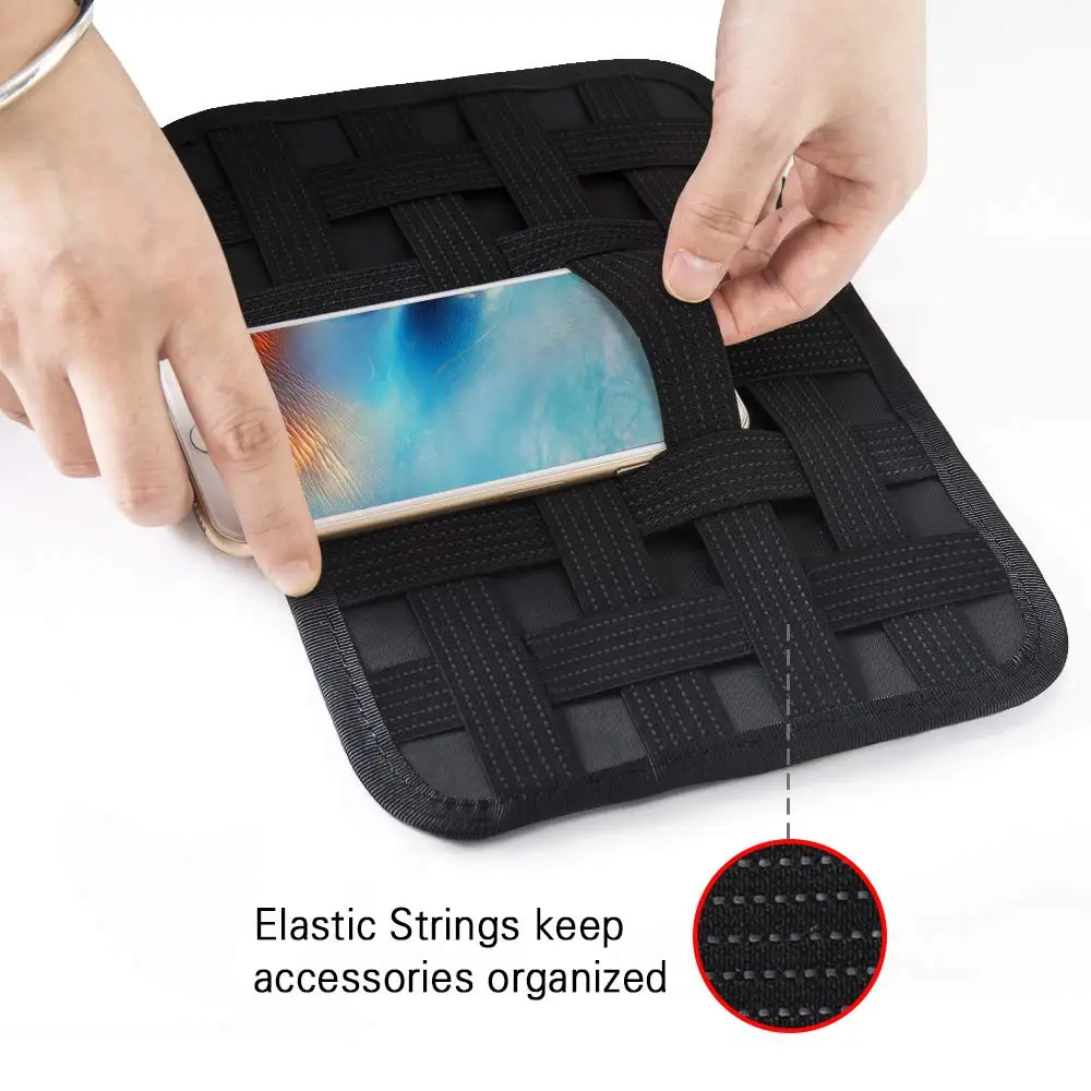 Smatree эластичный доска органайзер для электроники путешествия Шестерни